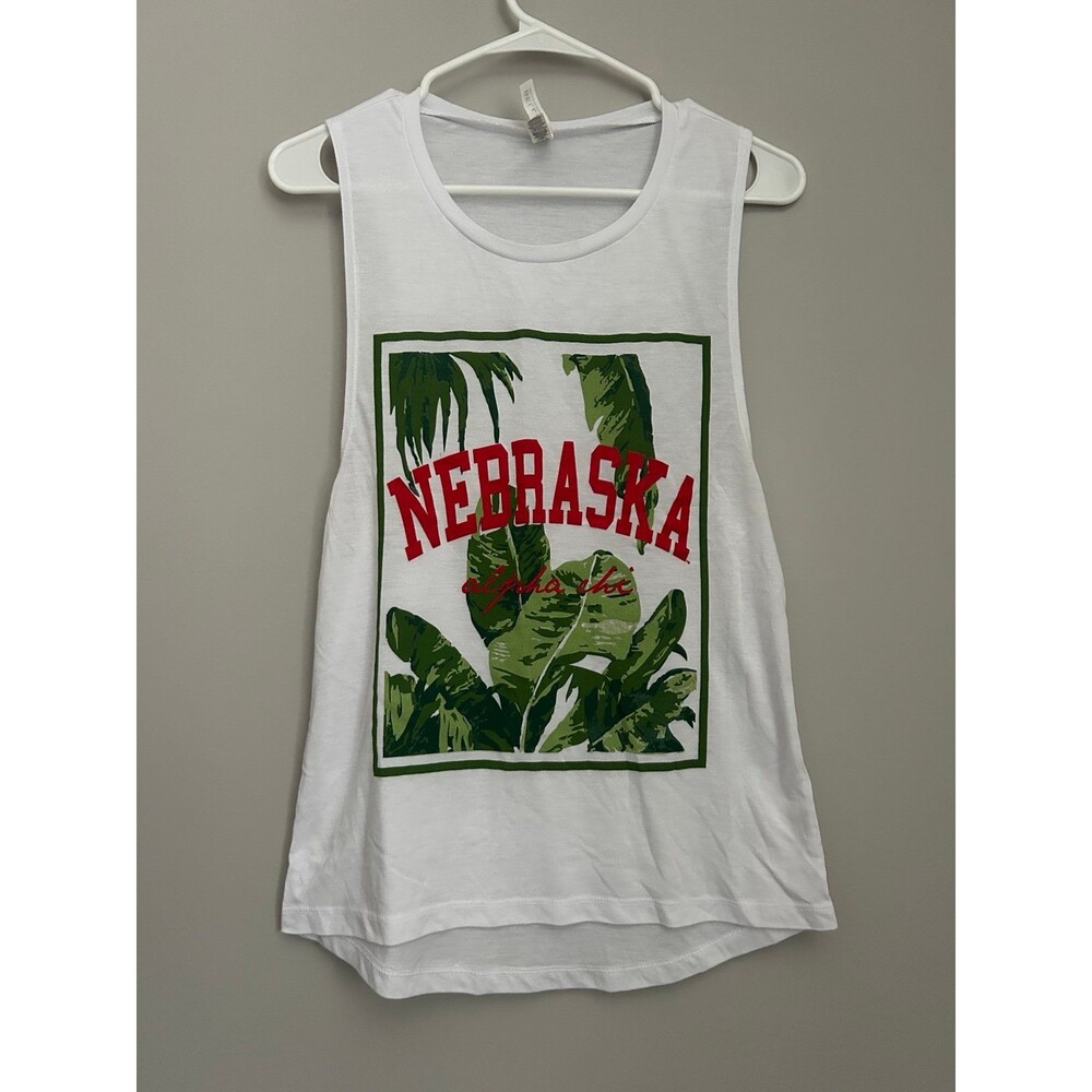 Bella & Canvas Nebraska Alpha Chi Omega Sorority Tank